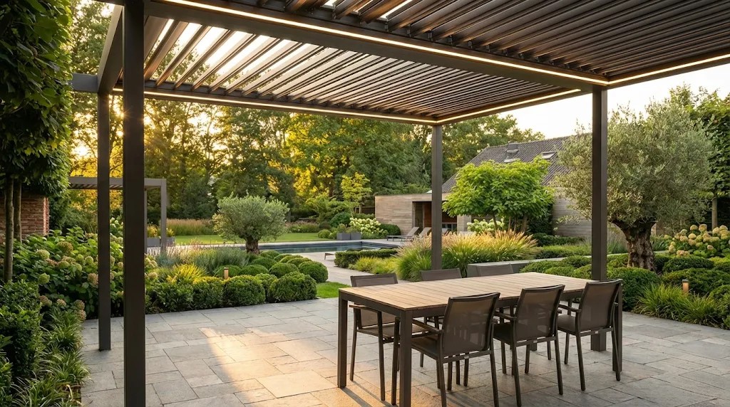 Pergola aluminium et bioclimatique